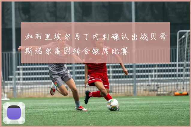 加布里埃尔马丁内利确认出战贝蒂斯诺尔高因转会缺席比赛